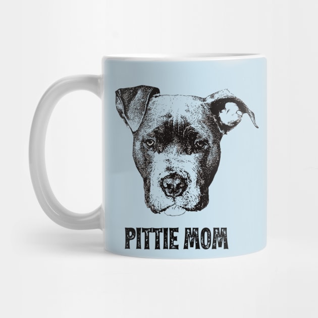 Pit Bull Terrier Mom - Pit Bull Mom by DoggyStyles